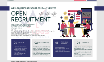 CÔNG TY TNHH XUẤT NHẬP KHẨU WINLOGS TUYỂN DỤNG GẤP – NHẬN VIỆC NGAY  NHÂN VIÊN KINH DOANH LOGISTICS